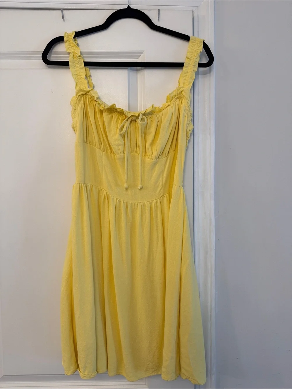 Yellow Ruffled Sundress - Picture 1 of 3